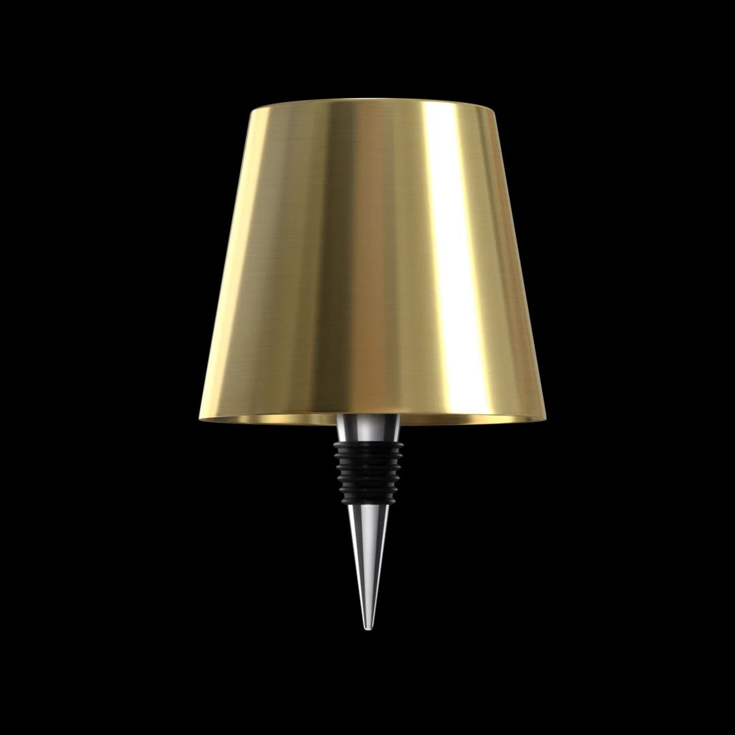 Flaschenlampen LED Einsatz - Dimmer 3 Stufen - USB-C Akku - Tisch Flaschenlicht