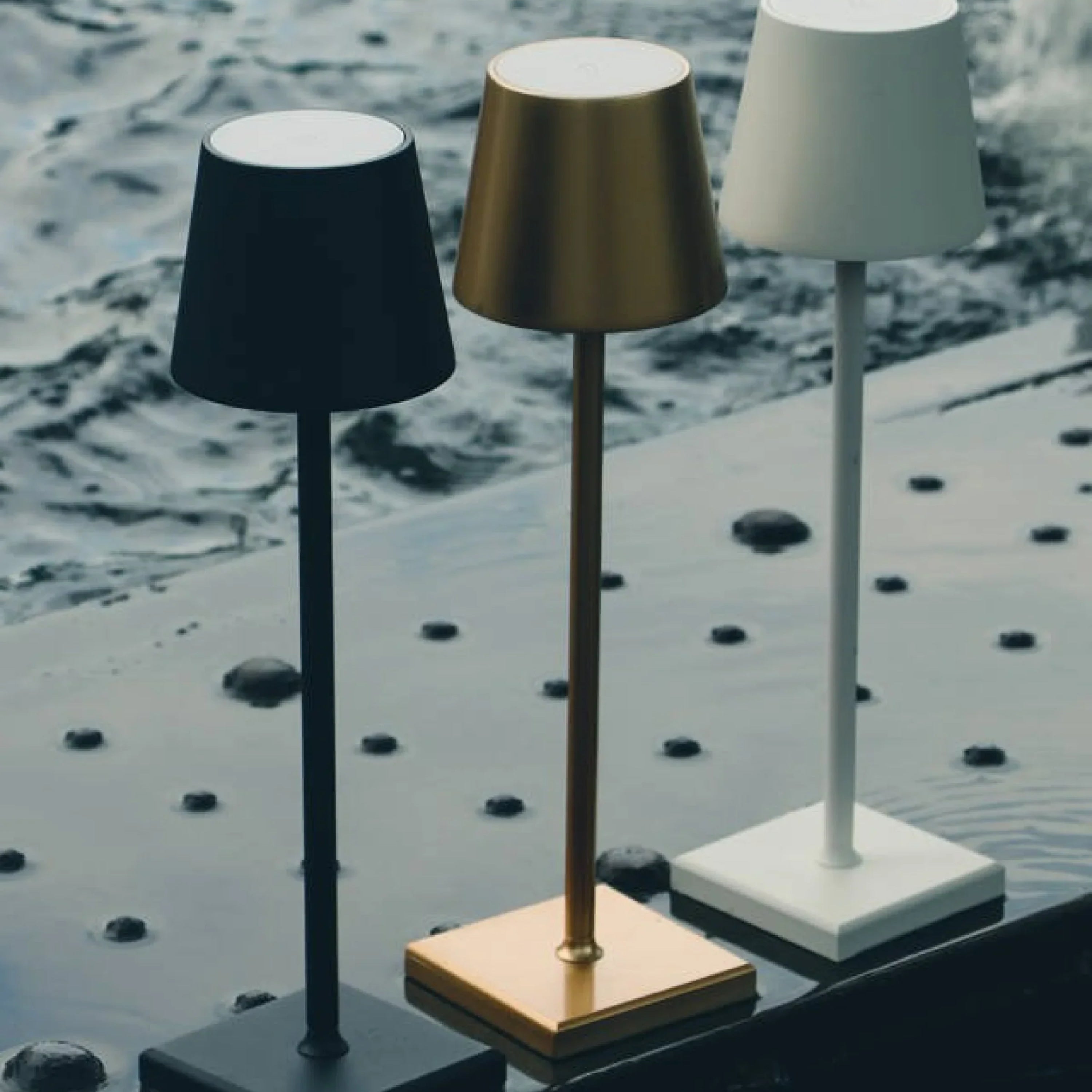 Tischlampe Akku – Dimmbar Touch LED – Kabellose Designlampe Modern