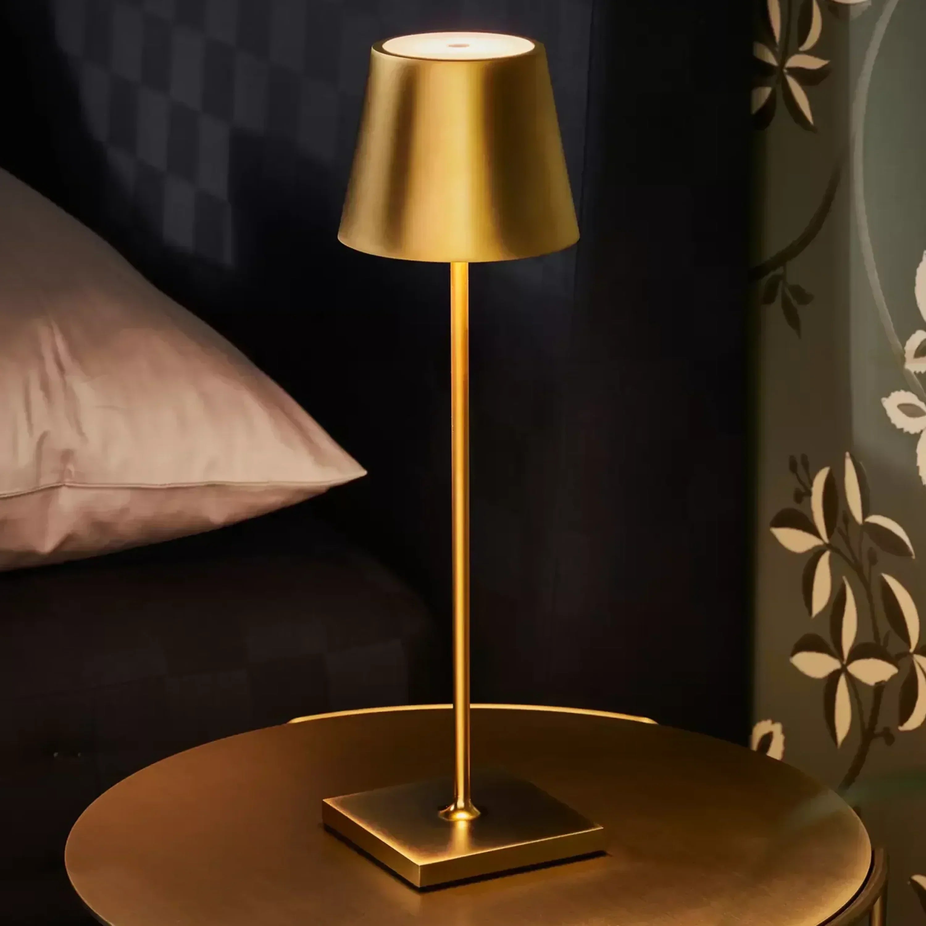 Tischlampe Akku – Dimmbar Touch LED – Kabellose Designlampe Modern