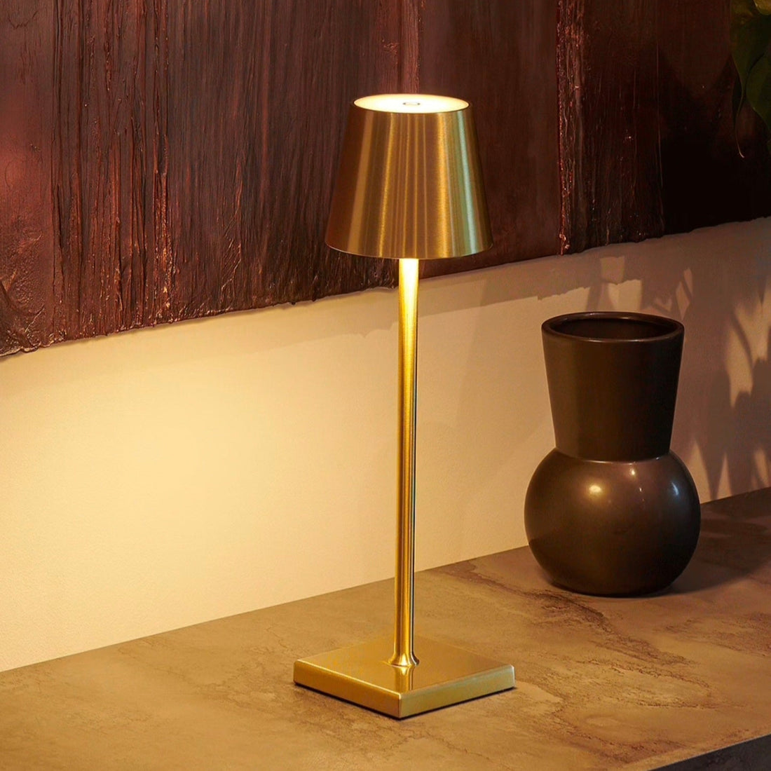 Tischlampe Akku – Dimmbar Touch LED – Kabellose Designlampe Modern