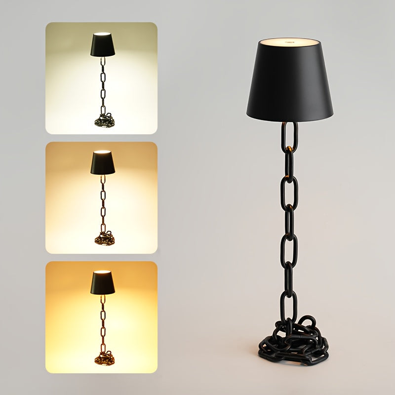 Tischlampe Akku – Ketten Design – Touch LED Tischlampe Modern