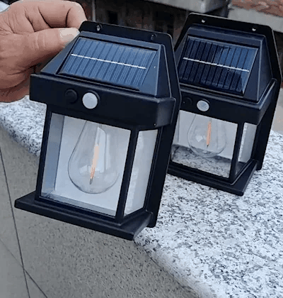 Solar Wandleuchte Außen - LED - Bewegungsmelder - 1000 Lumen - IP65