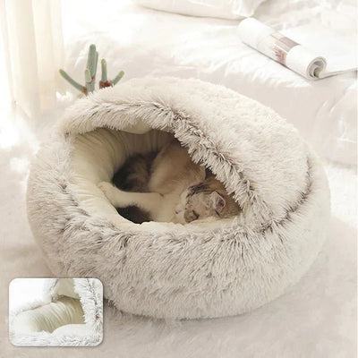 Kuschelnest – Beruhigende Hundebett – Für Katzen und Hunde – Weiches Material