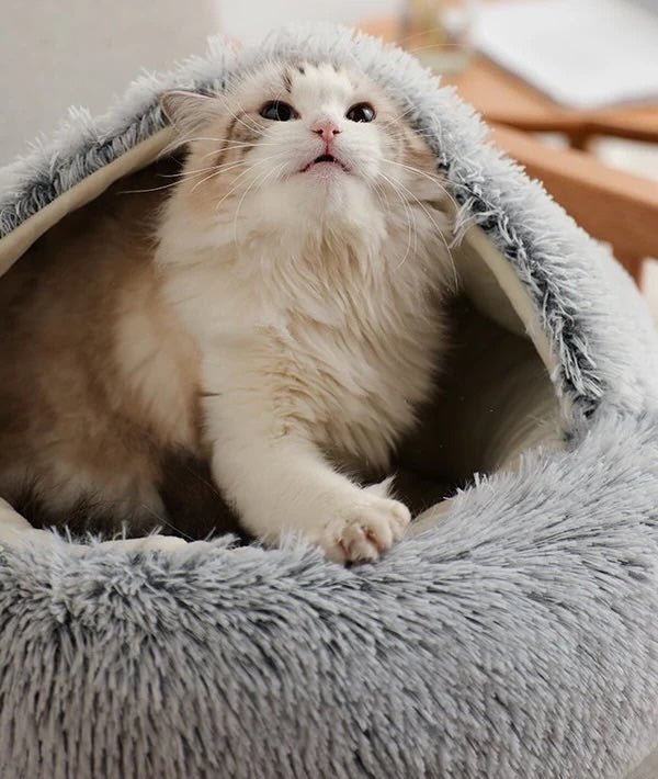 Kuschelnest – Beruhigende Hundebett – Für Katzen und Hunde – Weiches Material