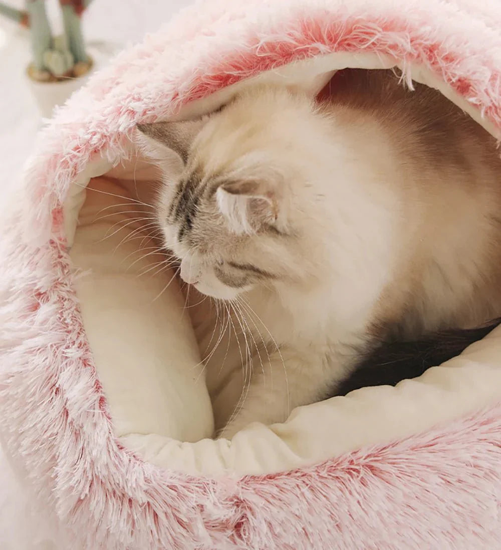 Kuschelnest – Beruhigende Hundebett – Für Katzen und Hunde – Weiches Material
