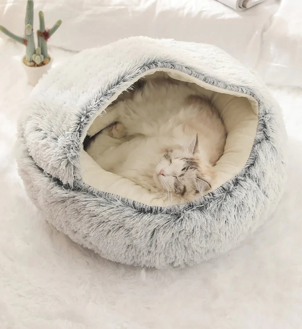 Kuschelnest – Beruhigende Hundebett – Für Katzen und Hunde – Weiches Material