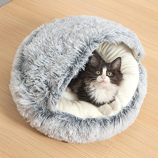 Kuschelnest – Beruhigende Hundebett – Für Katzen und Hunde – Weiches Material