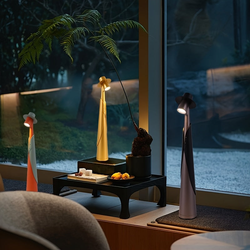 LED Tischlampe Figur Design – Touch Bedienung – Wiederaufladbar für Tisch
