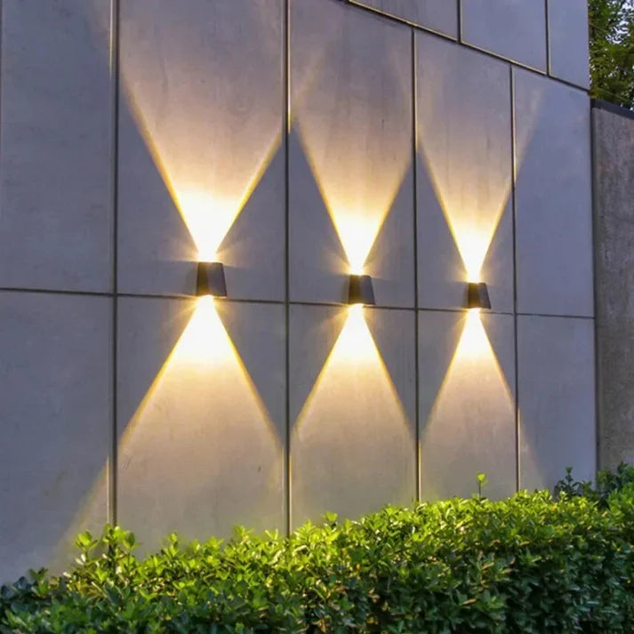 Solar Wandleuchte LED – Kabellos – IP65 Wasserdicht – Für Gartenbeleuchtung