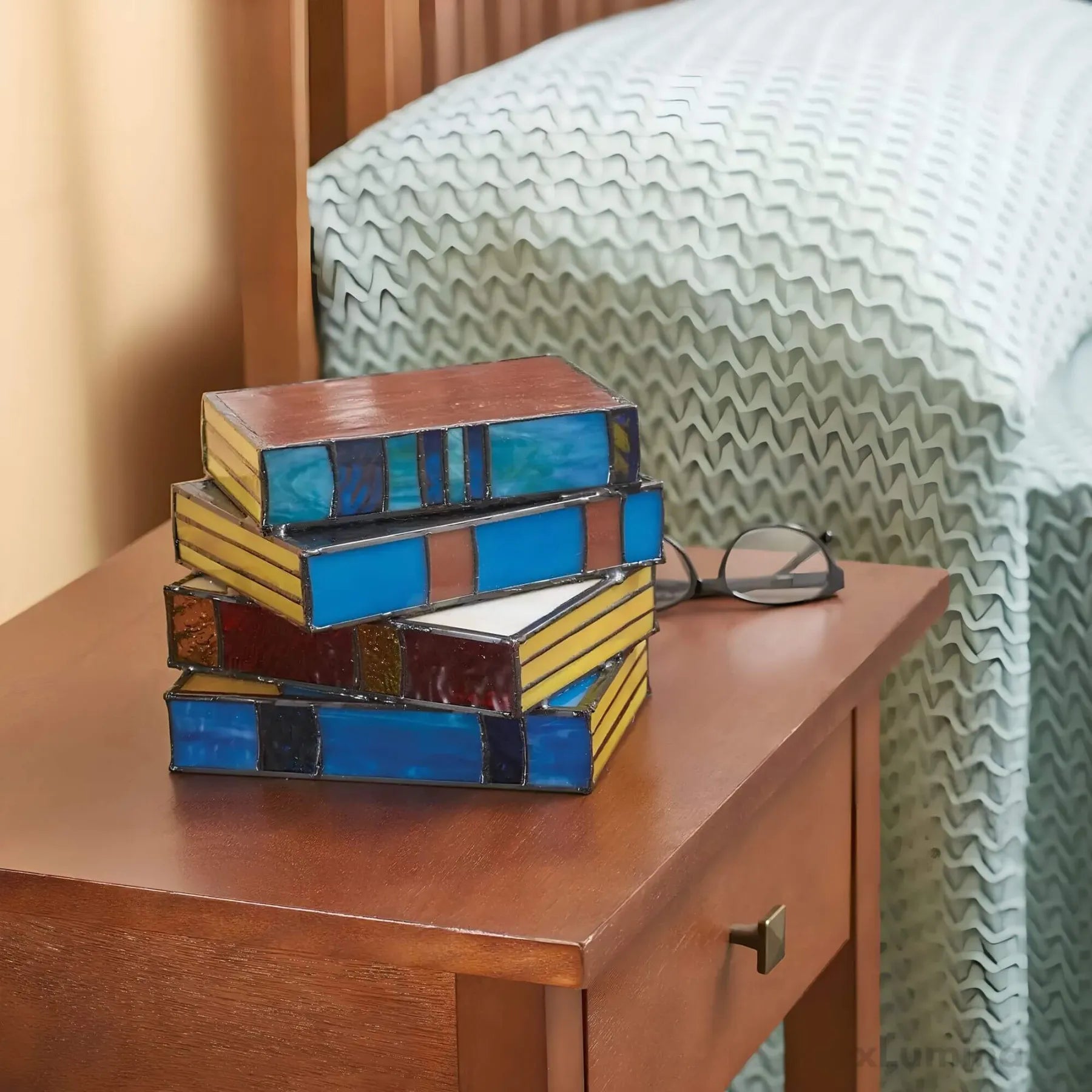 Boeklamp Decoratieve verlichting – Boekenstapel Design – Sfeerlicht Slaapkamer