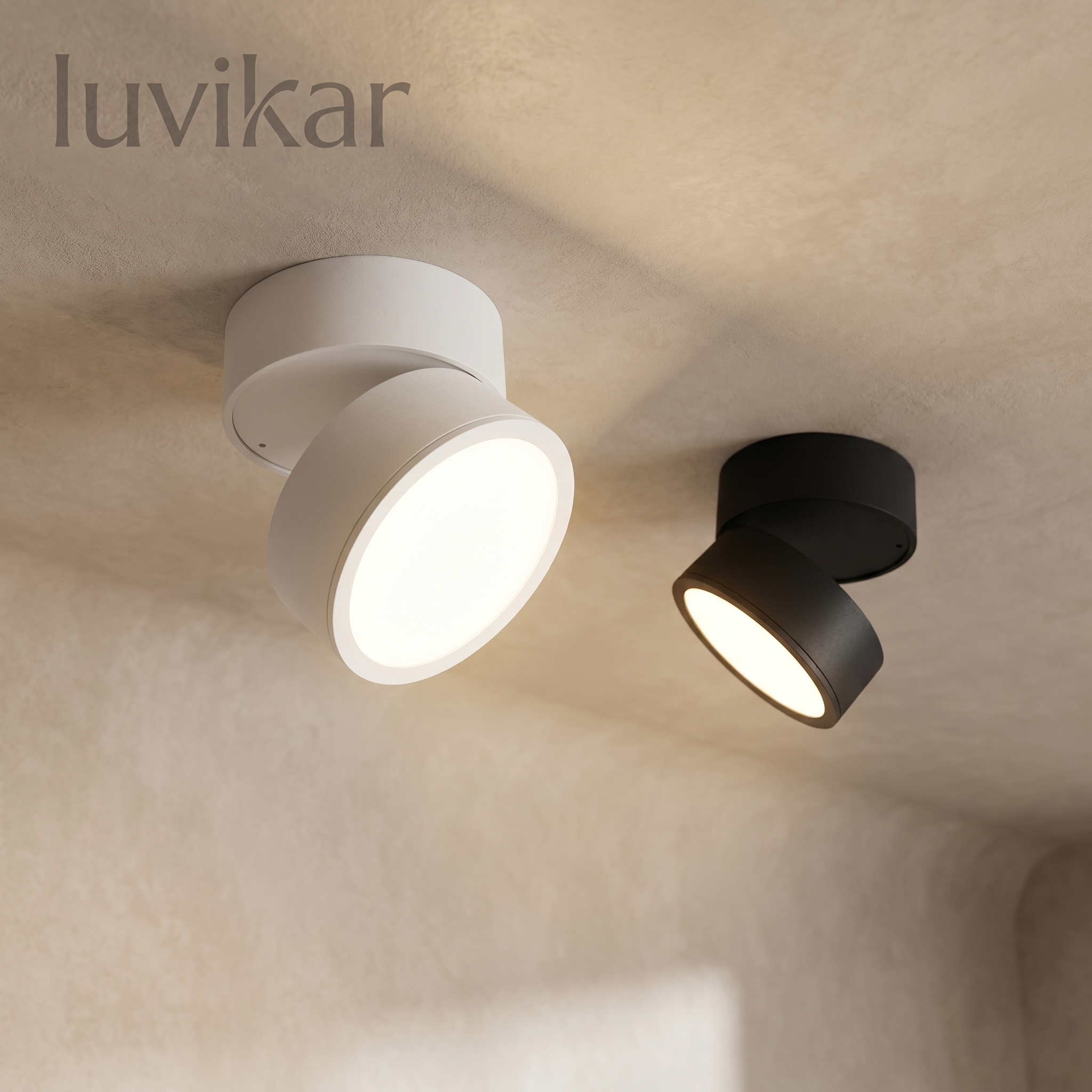 LED Deckenleuchte Verstellbar – Warmweiß – Für Wohnzimmer und Diele