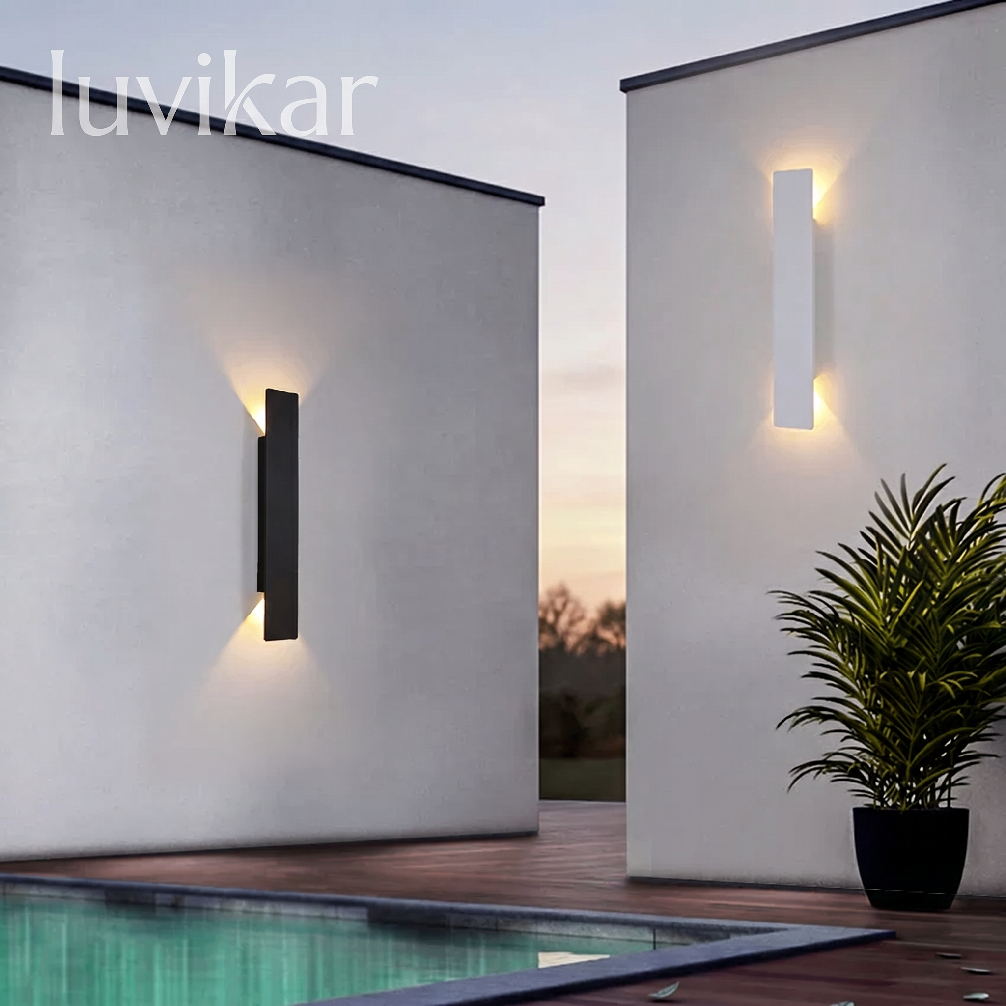 LED Außenwandleuchte IP65 – Wasserdicht – Für Garten und Terrasse