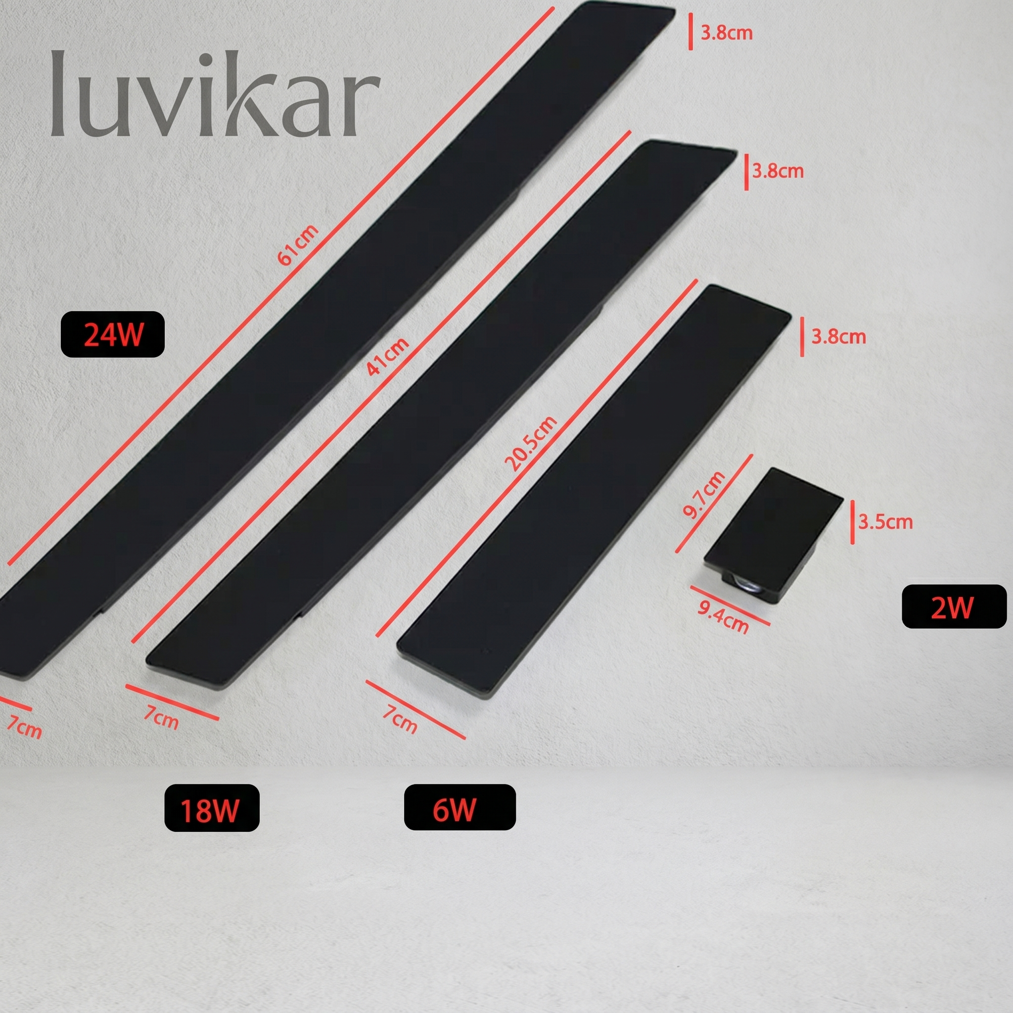 LED Außenwandleuchte IP65 – Wasserdicht – Für Garten und Terrasse