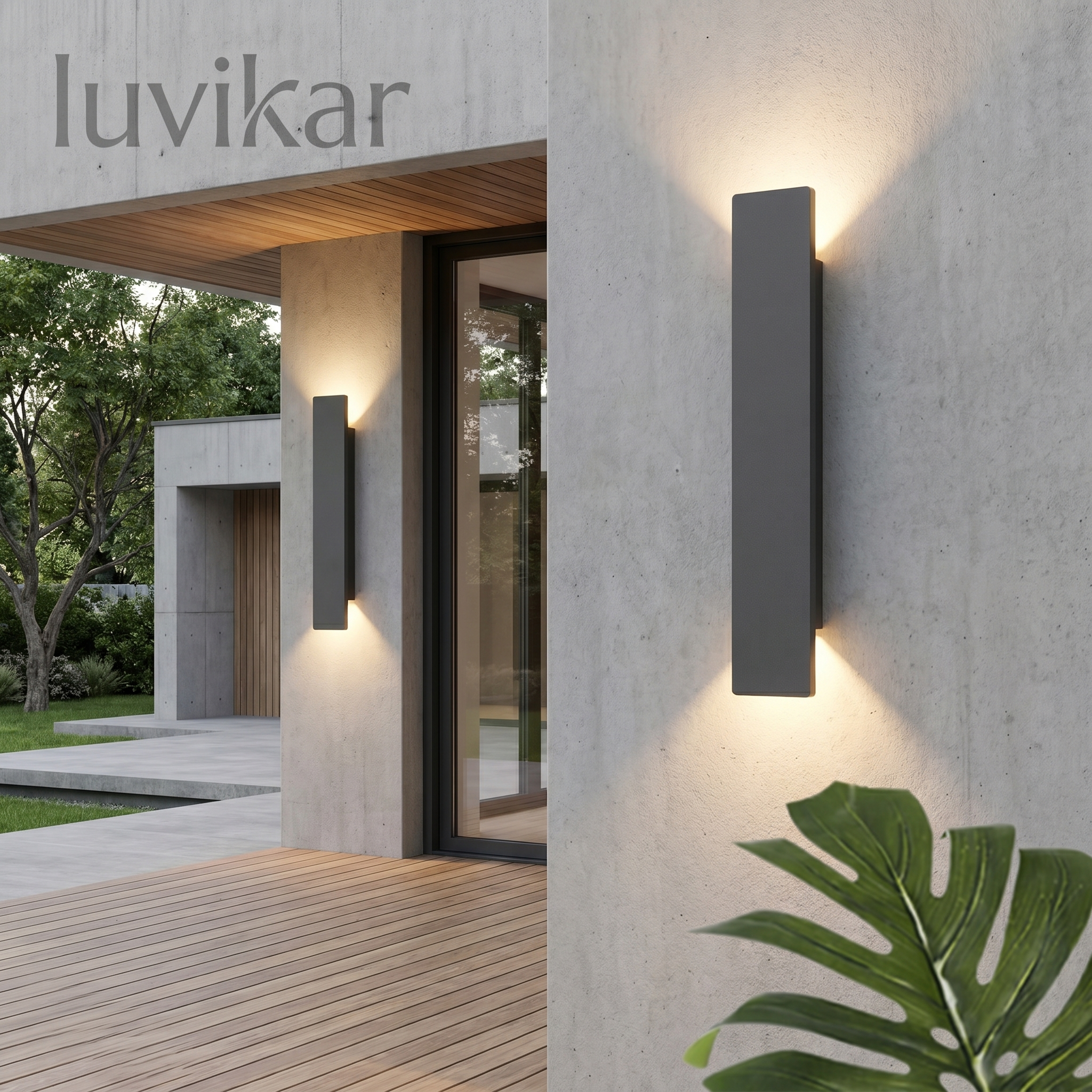 LED Außenwandleuchte IP65 – Wasserdicht – Für Garten und Terrasse