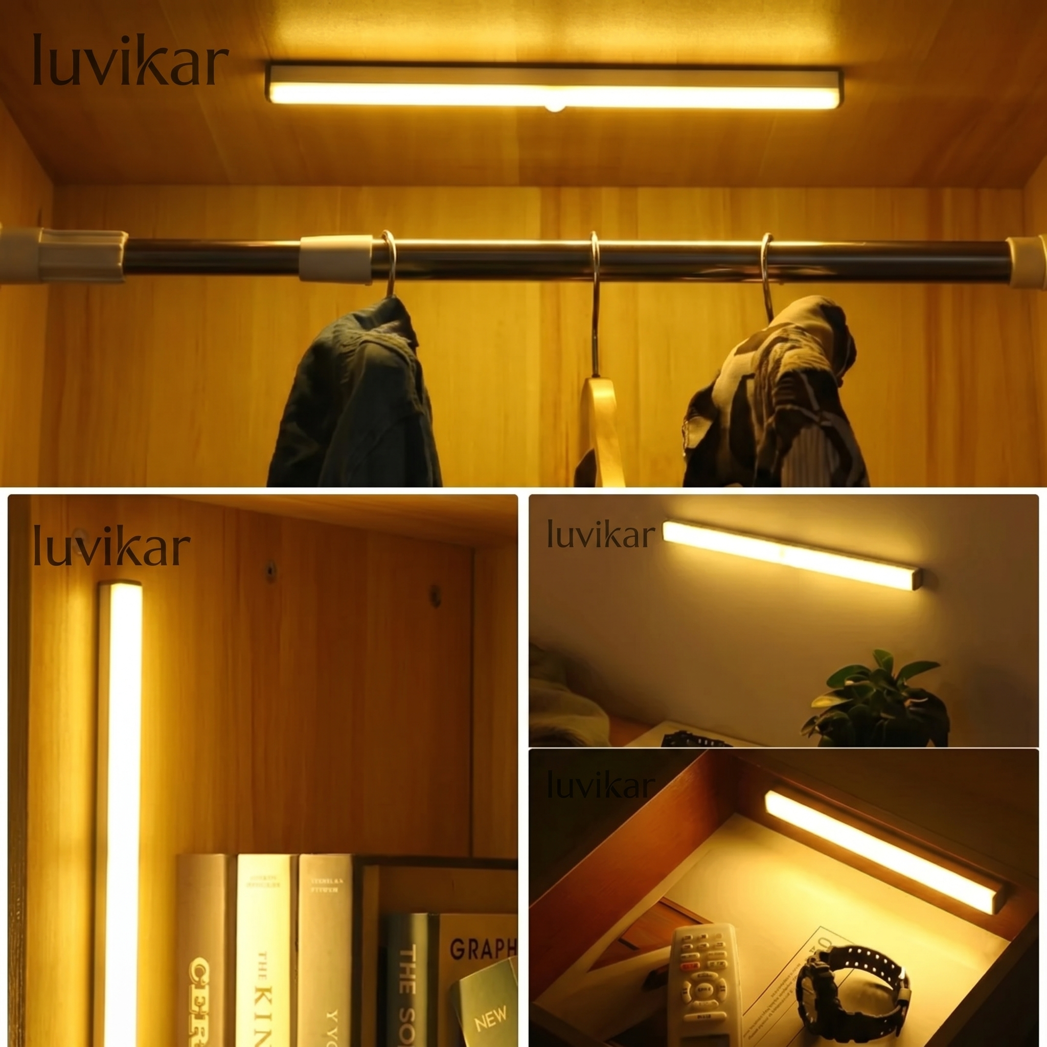 LED Sensorlampe Drahtlos – Bewegungssensor – Für Schrank und Flur