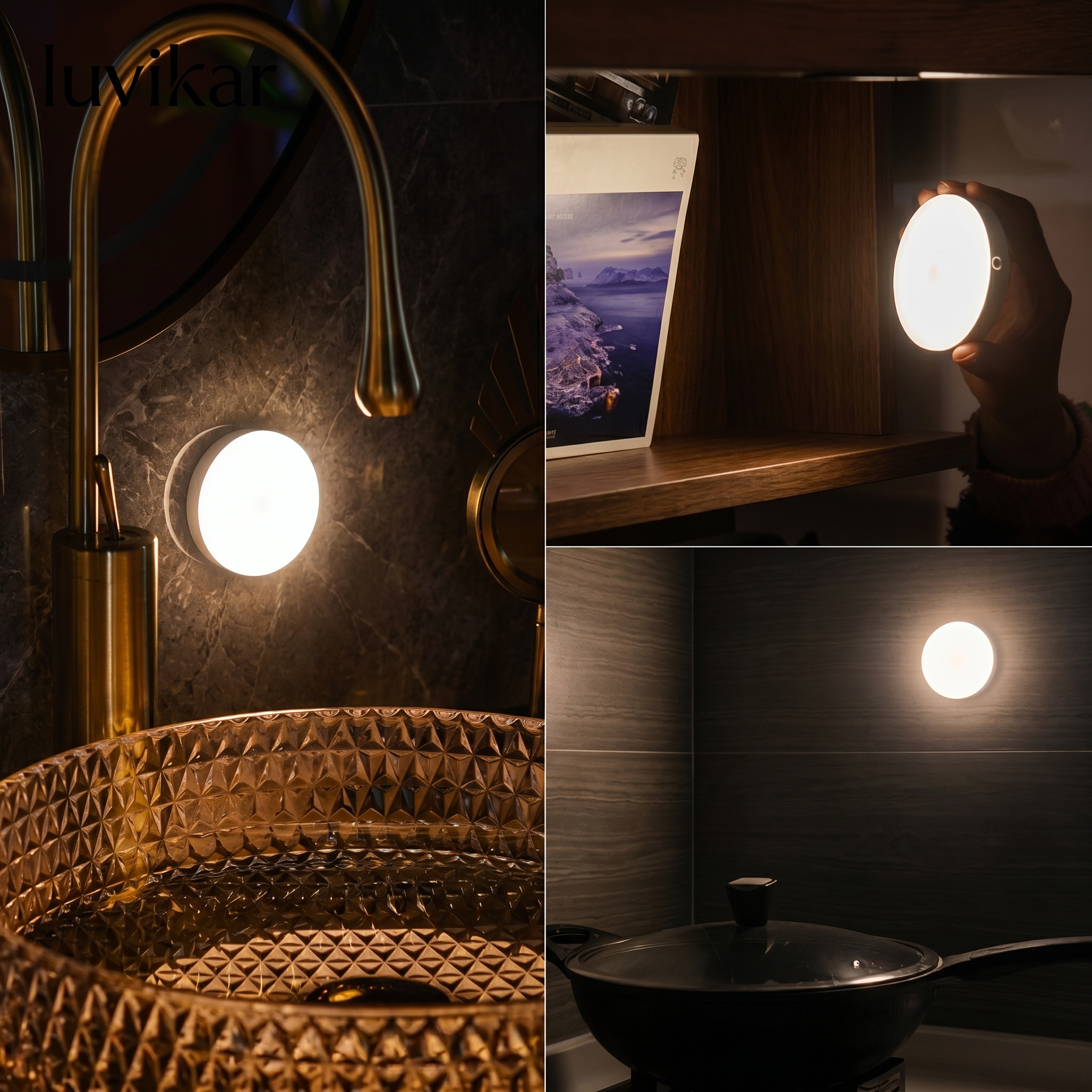 Drahtlose Sensorleuchte LED – Wiederaufladbar – Für Schrank und Flur