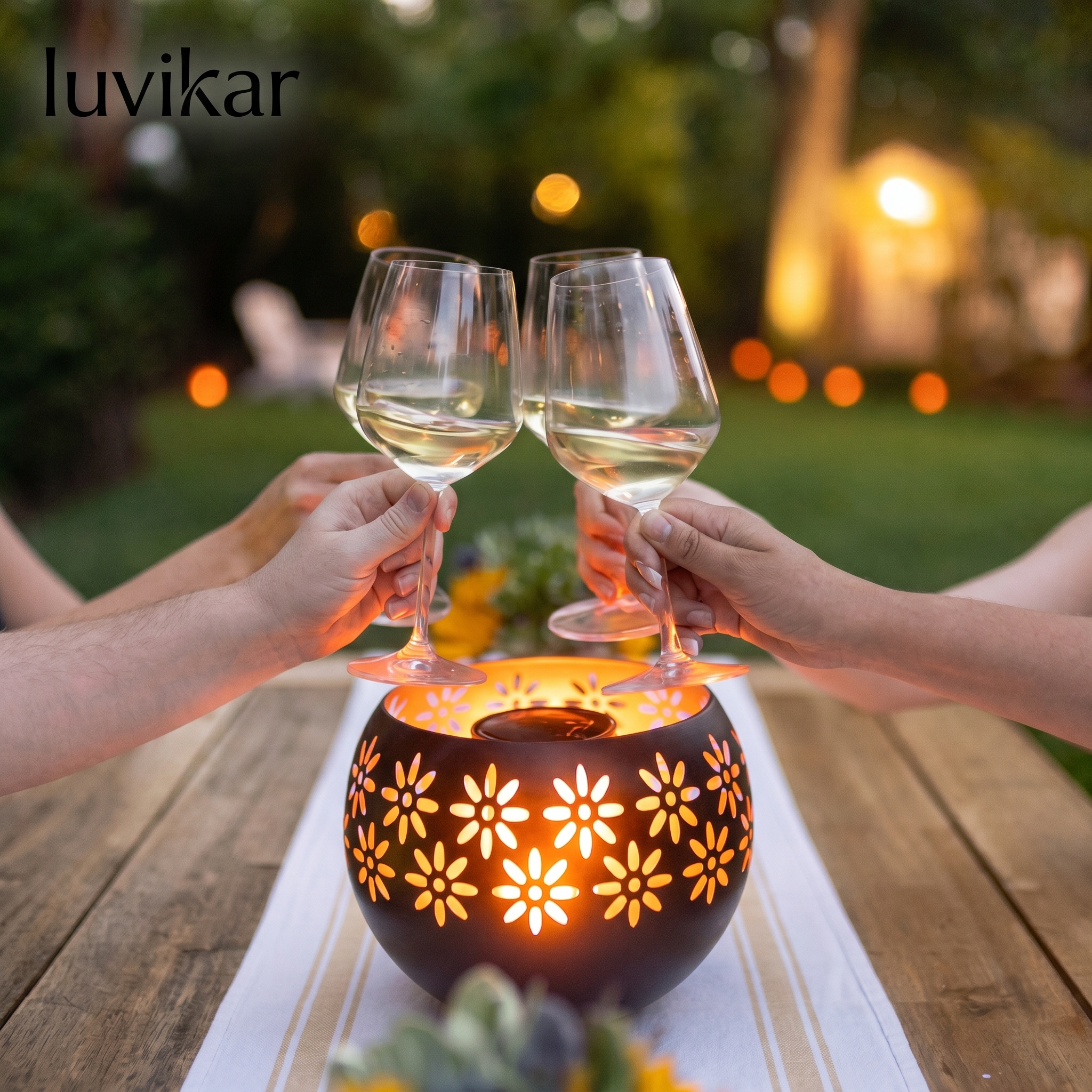 Solar Blütenlampe – Kabellos – IP65 Wasserdicht – Für Garten und Terrasse