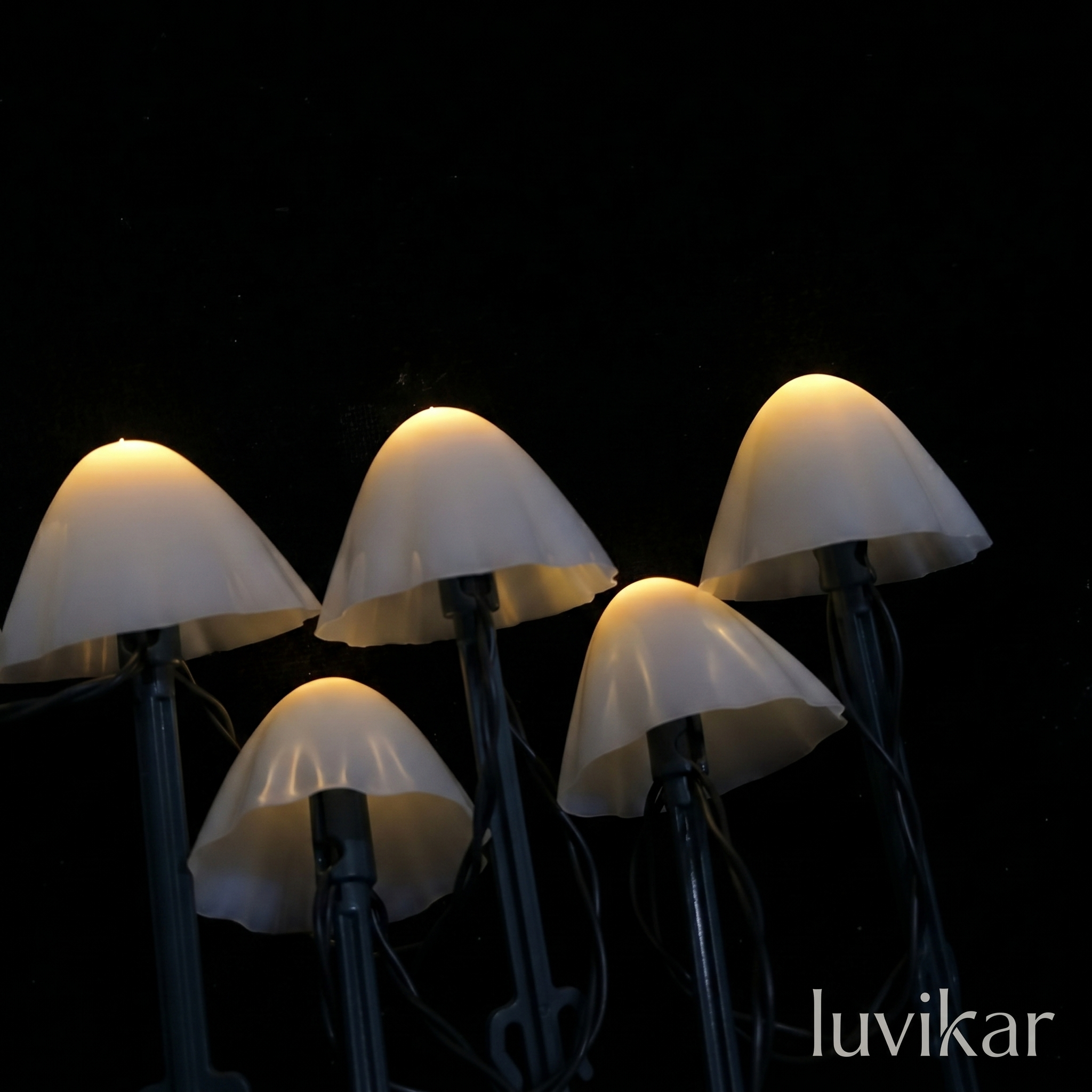 Solar-Mushroom-Lamp – RGB & solarbetrieben – für Gartenweg & Beet