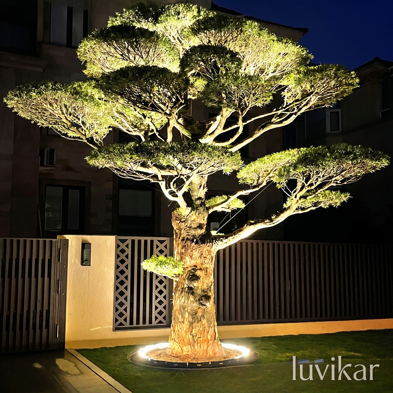 12W LED Baumringleuchte – 360° & IP65 – für Garten & Baumstamm