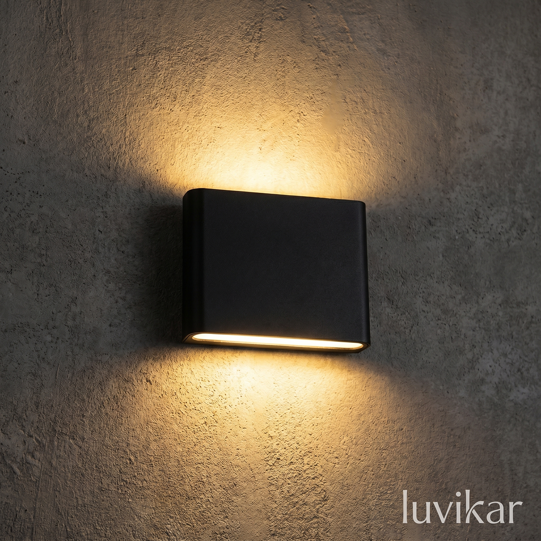 Moderne LED Wandleuchte – Up/Down & wasserdicht – für Fassade & Flur