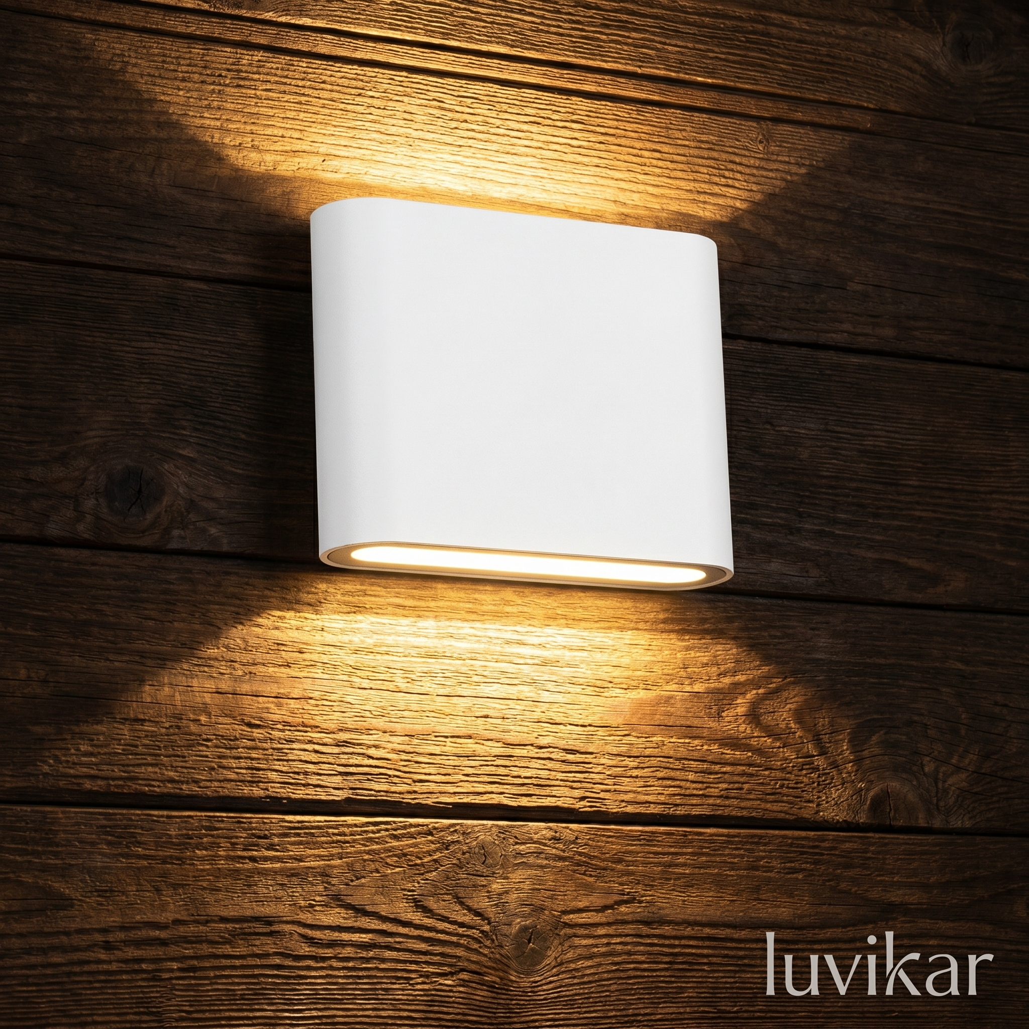 Moderne LED Wandleuchte – Up/Down & wasserdicht – für Fassade & Flur