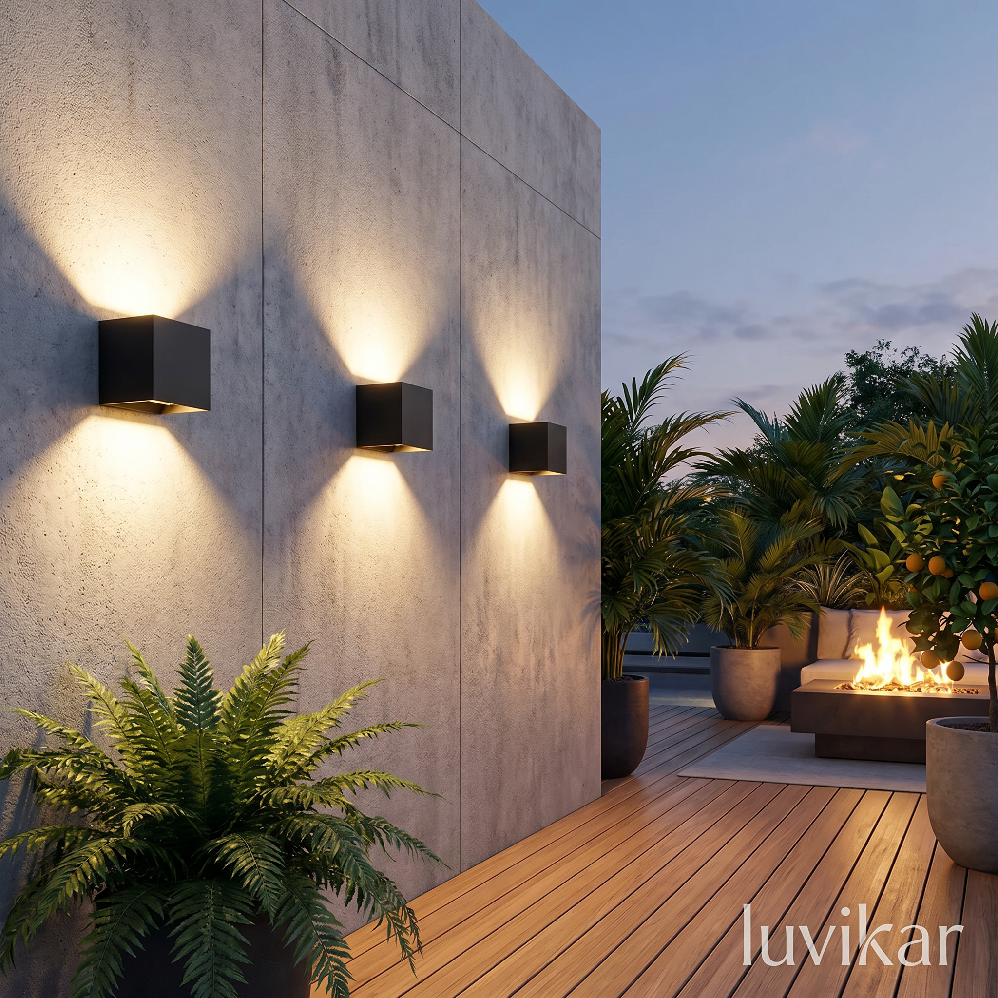 Cubelights Cube LED Wandleuchte – Up/Down & dimmbar – für Innen & Außen