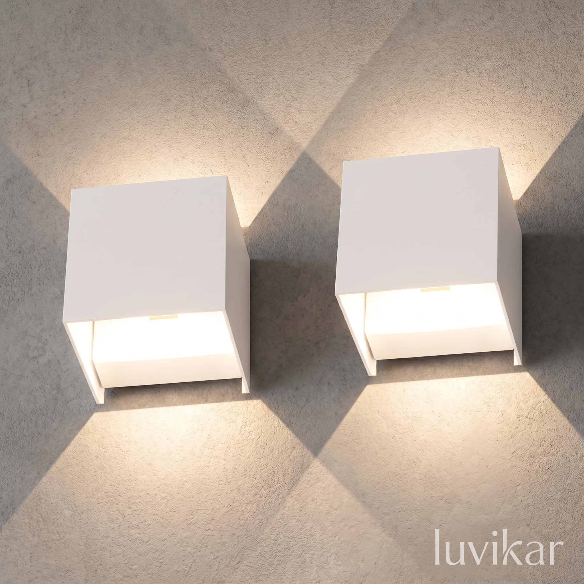 Cubelights Cube LED Wandleuchte – Up/Down & dimmbar – für Innen & Außen