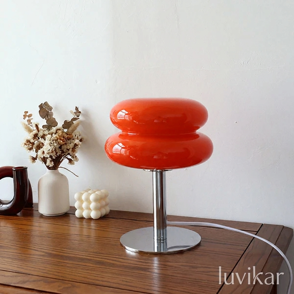 Tafellamp Glas Design Retro Modern Italiaanse Tafellamp