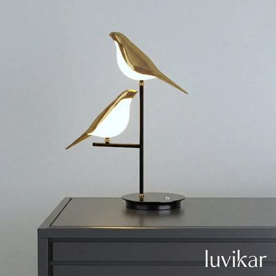 Tischlampe Vogel Design LED – Dekolampe – Für Wohnräume