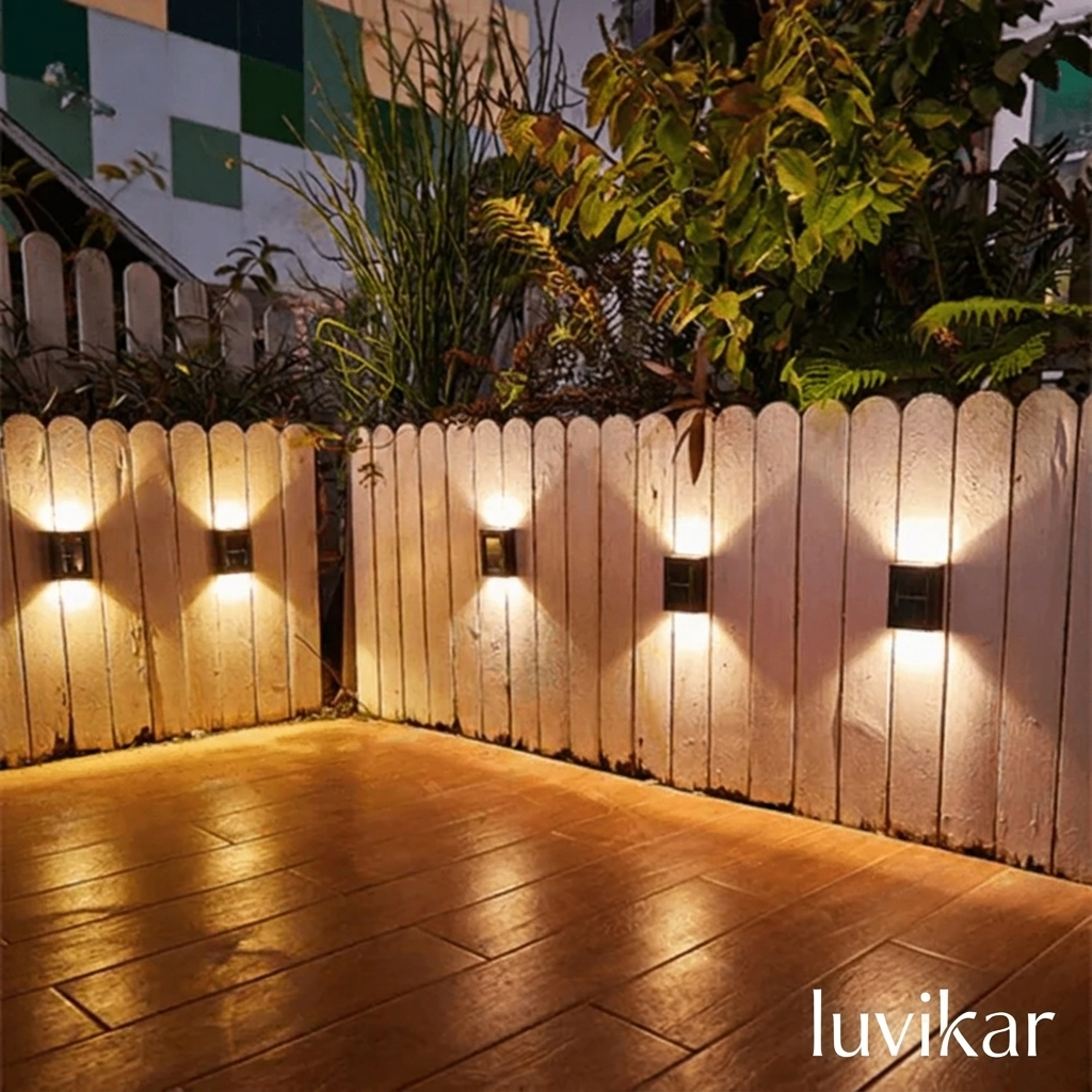 Solar Wandleuchte Außen - LED - Bewegungsmelder - IP65 Garten