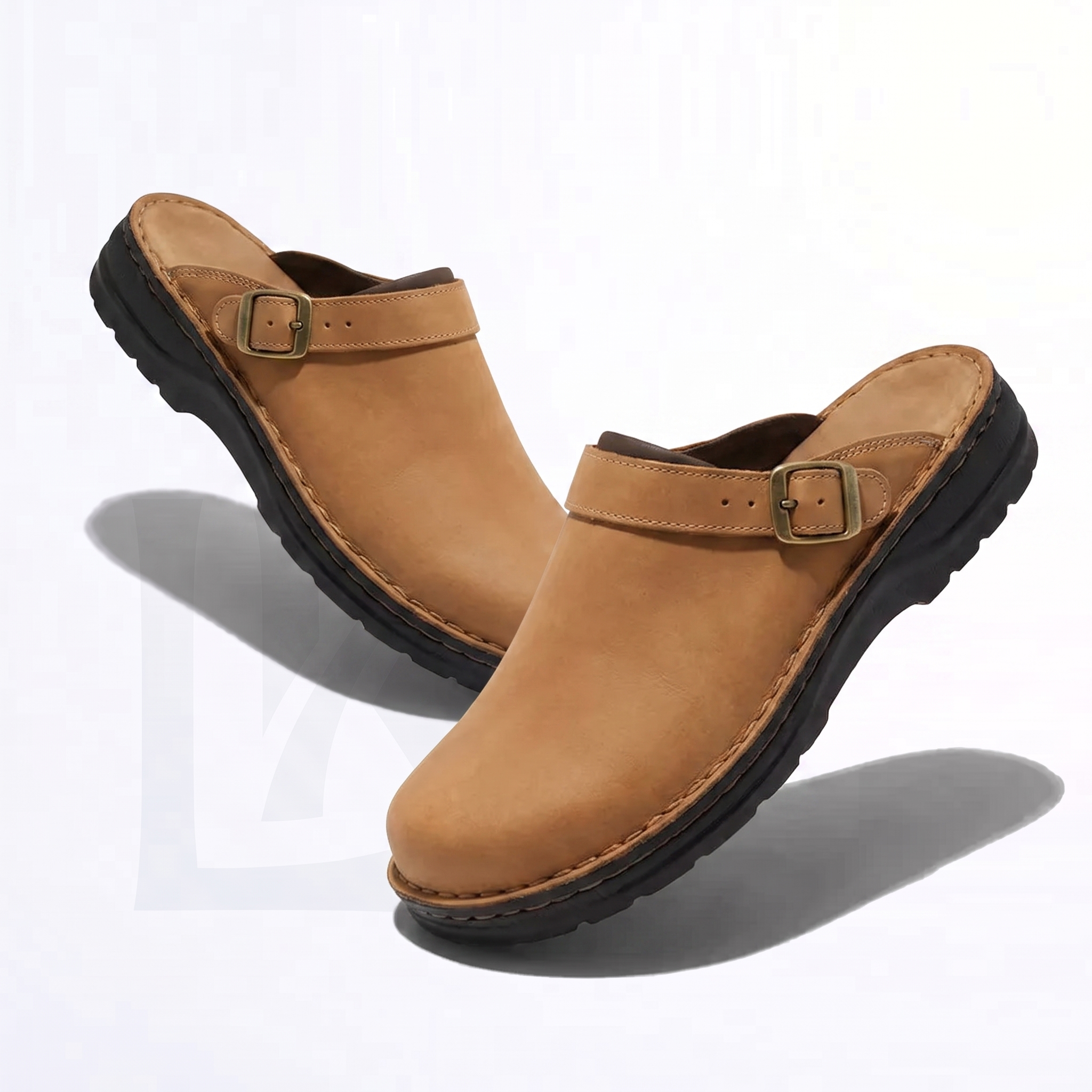 Luvikar InstepClog – Leder Clog mit verstellbarer Schnalle