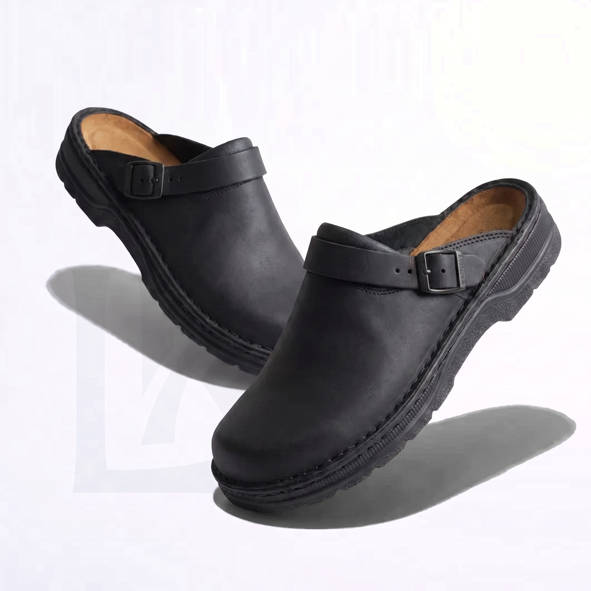 Luvikar InstepClog – Leder Clog mit verstellbarer Schnalle