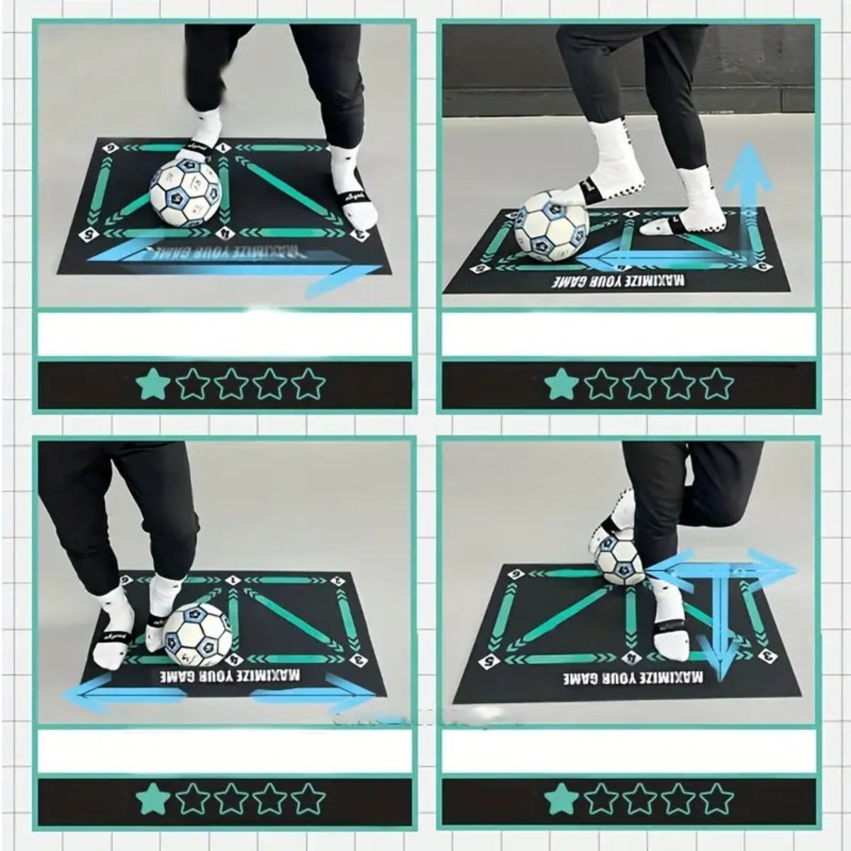 FußballPro Trainingsmatte für Kinder | Bessere Ballkontrolle und mehr Spaß