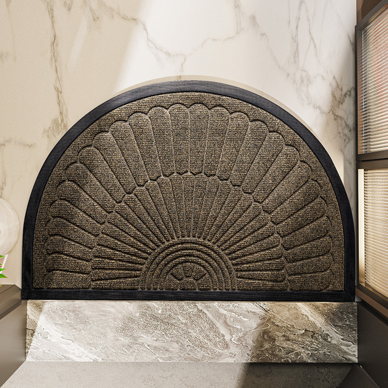 Deurmat Halfrond Rubber Antislip Structuur Voor Entree