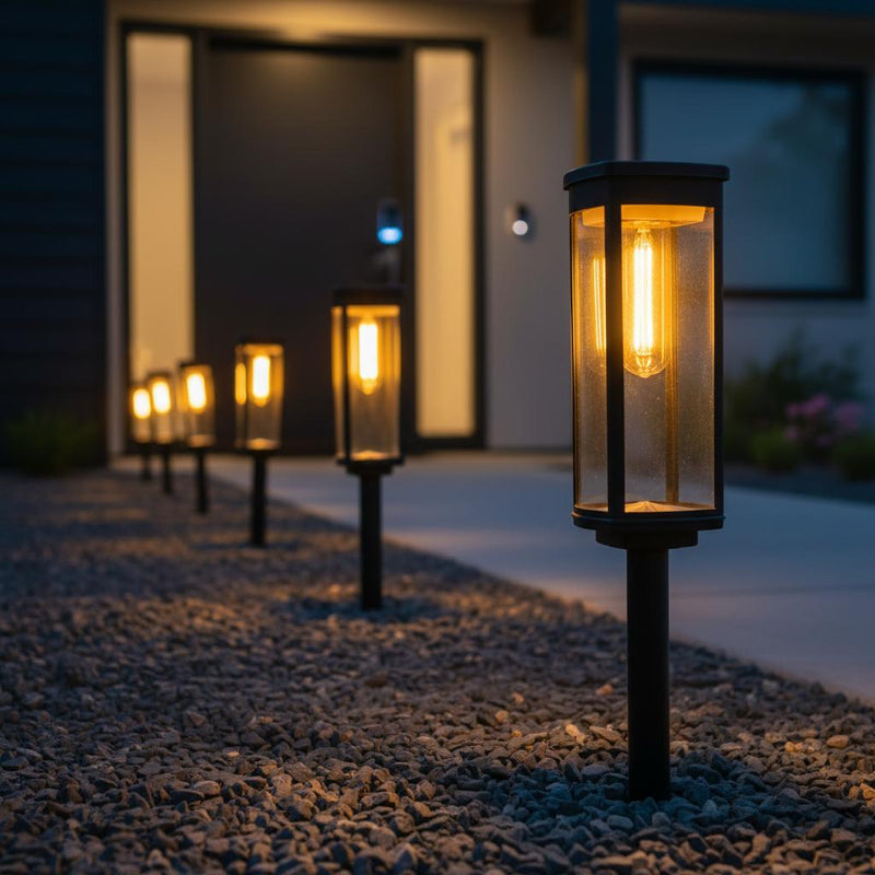 Solar Wegeleuchte Außen - LED Garten - Warmweiß 2700K - IP65