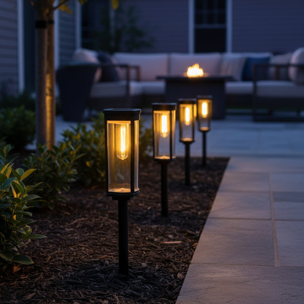 Solar Wegeleuchte Außen - LED Garten - Warmweiß 2700K - IP65