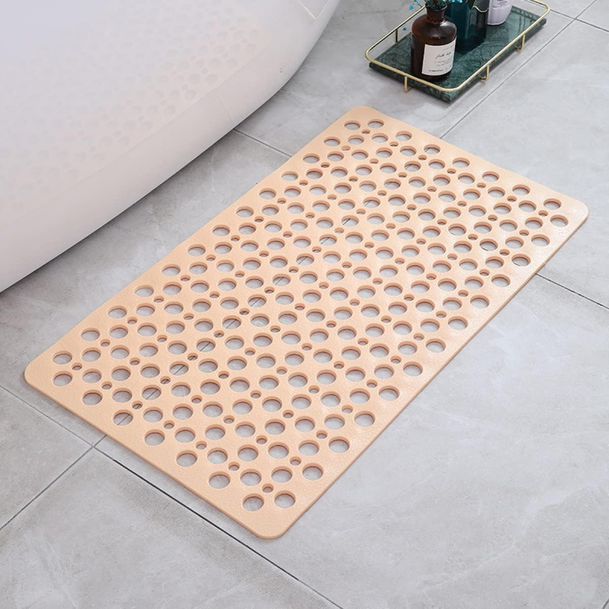 Antirutsch Duschmatte – Saugnäpfe – Wasserablauf Design – Badezimmer Dusche