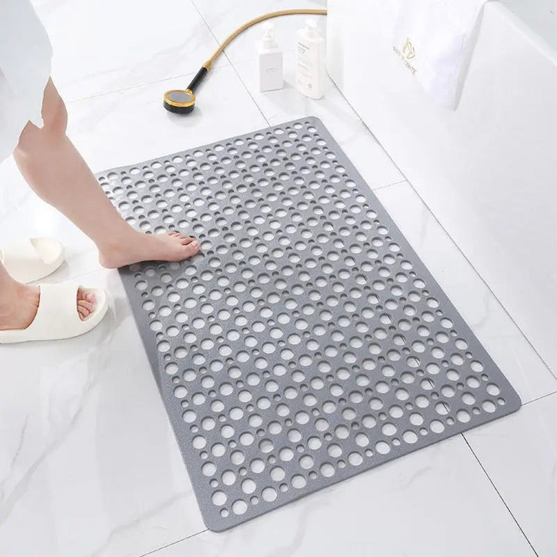 Antirutsch Duschmatte – Saugnäpfe – Wasserablauf Design – Badezimmer Dusche
