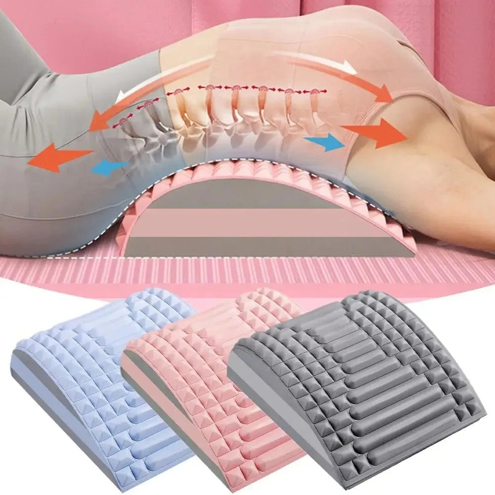 Rückenstütz-Kissen – Ergonomische Yoga- und Stretchmatte für Wirbelsäulenentlastung