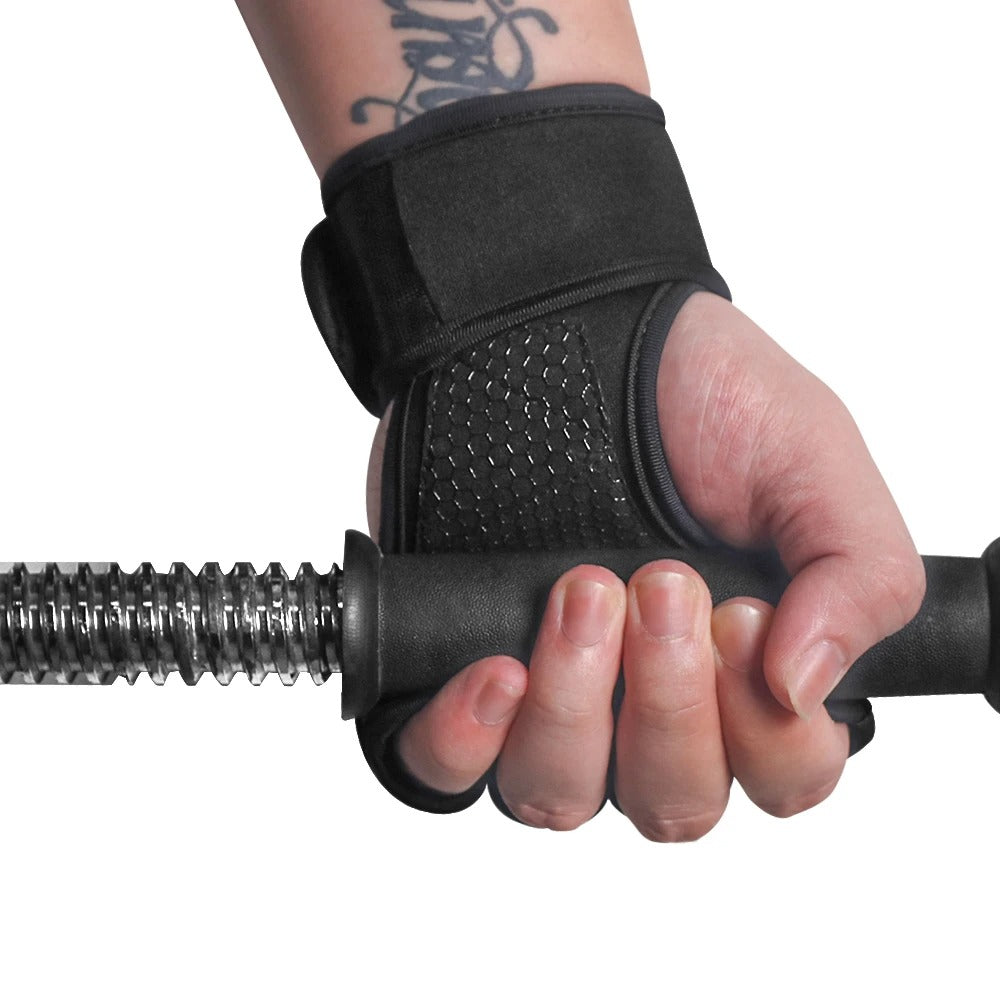 Fitnesshandschuhe – Rutschfest – Für Gewichtheben und Training – Mit Handgelenkstütze