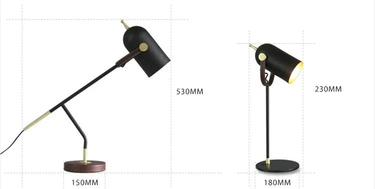 Schreibtischlampe – Modernes Design – Mit Verstellbarem Arm – Für Zuhause und Büro