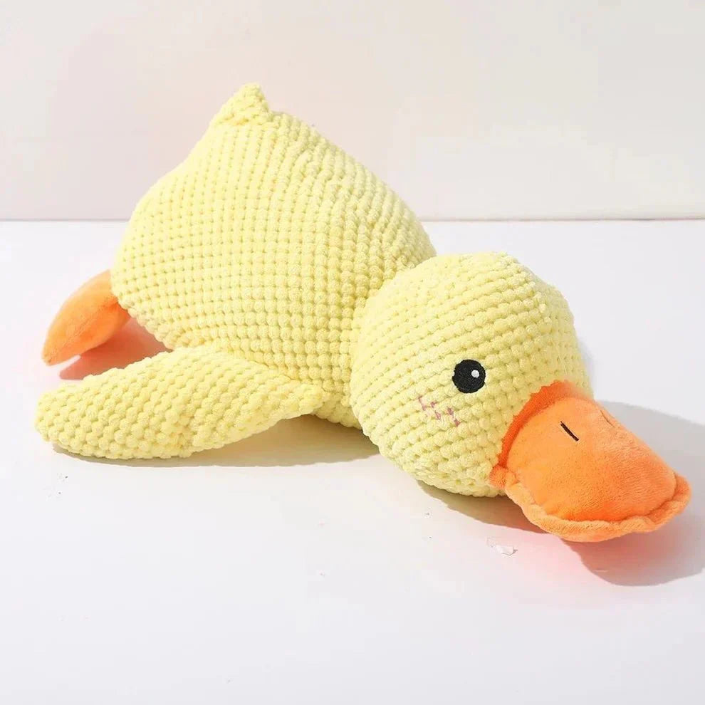 CalmiDuck Comfort | Kuschelig Plüsch-Ente für Hunde