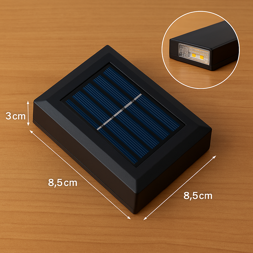 Solar Wandleuchte Außen - LED - Bewegungsmelder - IP65 Garten