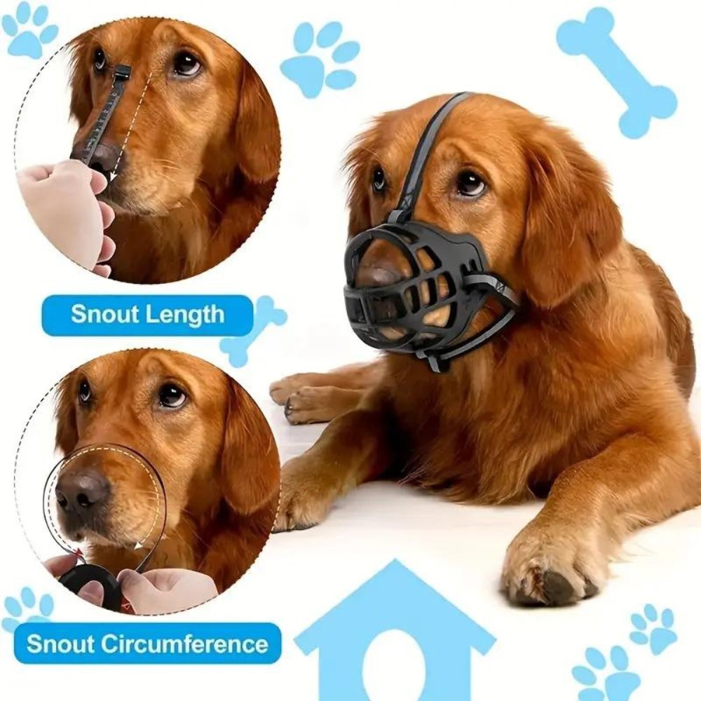 Hundemaske – Sicherer Sitz – Strapazierfähiges Material – Für Hunde