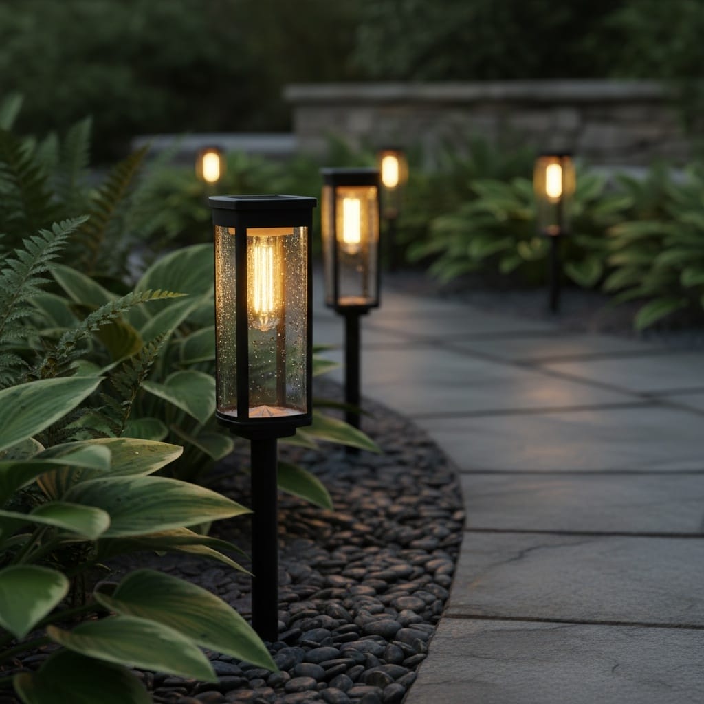 Solar Wegeleuchte Außen - LED Garten - Warmweiß 2700K - IP65