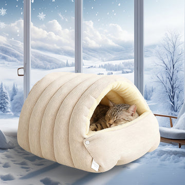 Katzenbett – Weiches Material – Warm und Gemütlich – Für Katzen und kleine Haustiere