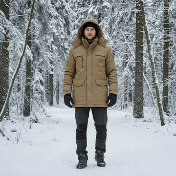 Vielseitiger Wattierter Parka – Mit Kapuze – Für kalte Tage – Für den Winter